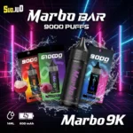 Marbo 9000 Puffs 拋棄式電子煙 | 泰國 Salthub 原裝進口・可調氣流・15種口味現貨