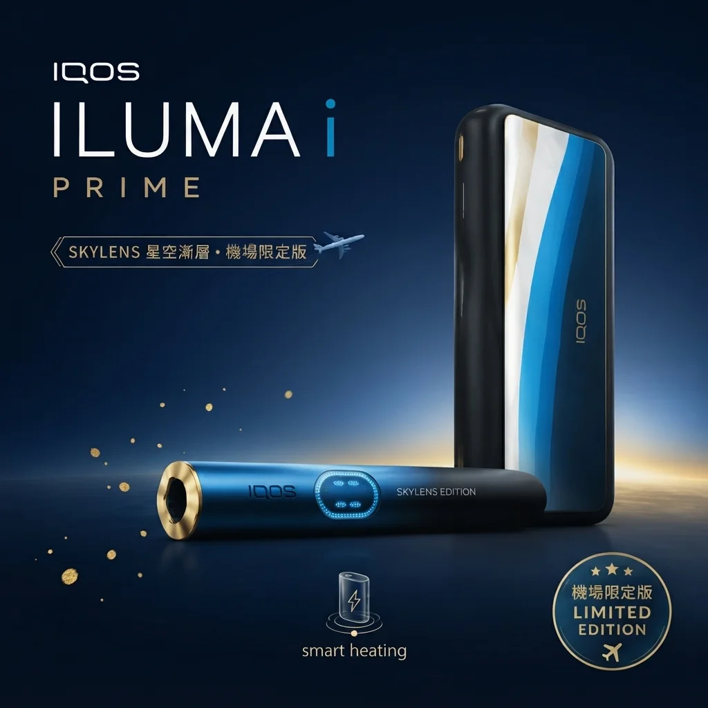 iqos-iluma-i-prime-skylens-device.webp IQOS ILUMA i PRIME SKYLENS 星空漸層主機|機場限定版 · 加熱菸主機推薦:圖片 1